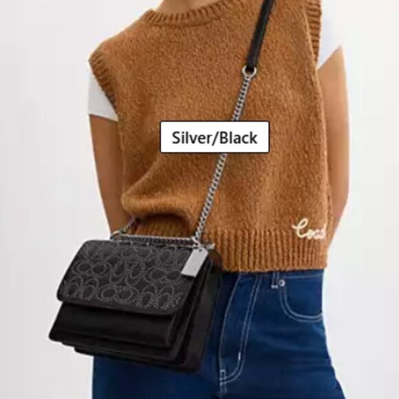 ★ Coach★ Klare Leather Crossbody Bag With Signature Rivets satchel CX260 - Picture 6 of 9